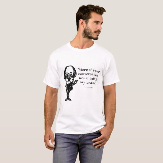 Shakespeare Insults Coriolinus T-shirt (Voorkant volledig)