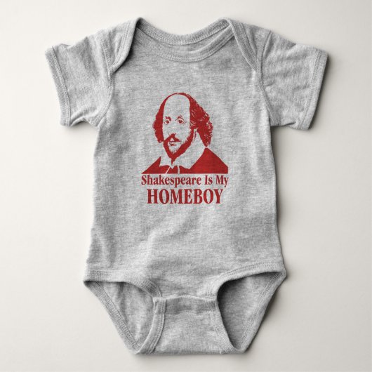 Shakespeare is mijn homeboy romper (Voorkant)
