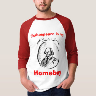 Shakespeare is mijn huisjongen t-shirt