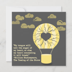 shakespeare-kaart feestdagenkaart