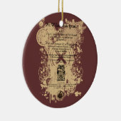 Shakespeare King Lear Quarto Front Piece Keramisch Ornament (Rechts)