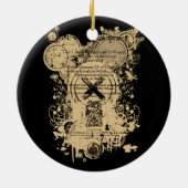 Shakespeare King Lear Quarto Front Piece Keramisch Ornament (Achterkant)