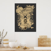 Shakespeare King Lear Quarto Front Piece Poster (Keuken)