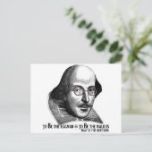Shakespeare Lennon II Briefkaart (Staand voorkant)