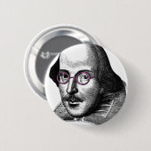Shakespeare Lennon Ronde Button 5,7 Cm (Voorkant /achterkant)