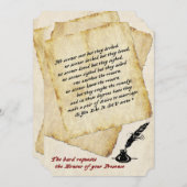 Shakespeare Liefde Citaten Bruiloft Uitnodiging (Voorkant / Achterkant)