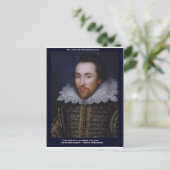 Shakespeare Liefde/Eindeloos Citaat Cadeau Kaarten (Staand voorkant)