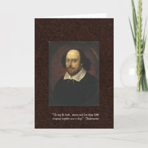 Shakespeare "Liefde/Redeneren" Citatkaart Kaart