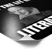 Shakespeare Literature Fan Funny Foto Afdruk (Hoek)