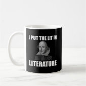 Shakespeare Literature Fan Funny Koffiemok (Links)