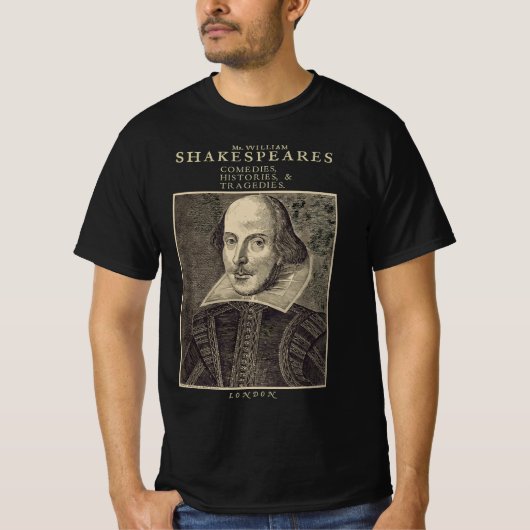 Shakespeare Literature - William Shakespea T-shirt (Voorkant)