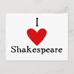 Shakespeare Love Briefkaart