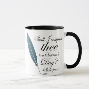 Shakespeare Love Quottes Lover Gift Mok