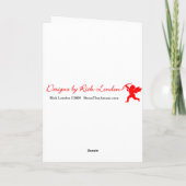 Shakespeare "Love/Reason" Quote Wenskaart Kaart (Achterkant)