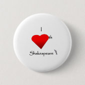 Shakespeare Love Ronde Button 5,7 Cm (Voorkant)