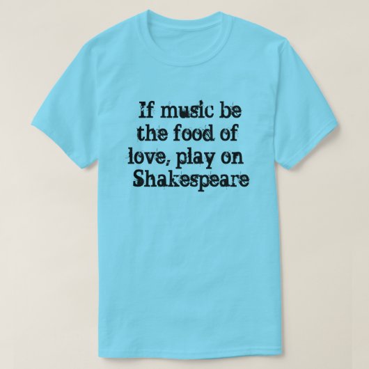 Shakespeare Love Shirt (Design voorkant)