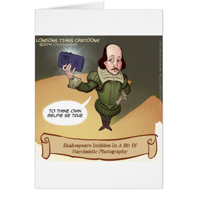 Shakespeare Maakt Selfie Grappig (Voorkant)