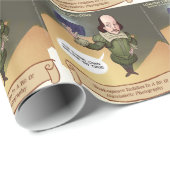 Shakespeare Maakt Selfie Grappig Cadeaupapier (Rol Hoek)