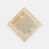 Shakespeare Macbeth Act V Scene V - Beeld en gelui Servet (Hoek)