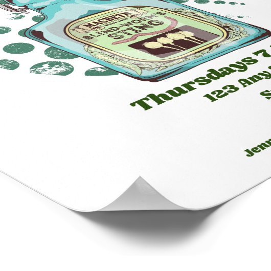 Shakespeare Macbeth Book Club Poster (Hoek)