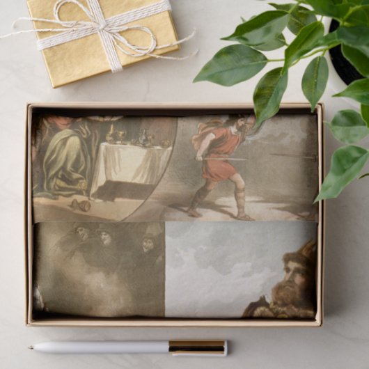 Shakespeare Macbeth Decoupage Tissue Paper Tissuepapier (Geschenk)