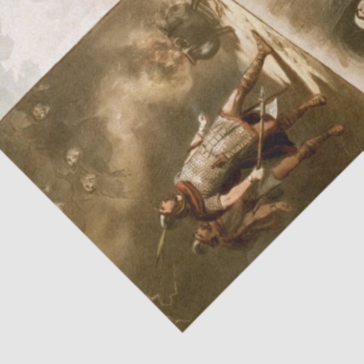 Shakespeare Macbeth Decoupage Tissue Paper Tissuepapier (Detail)