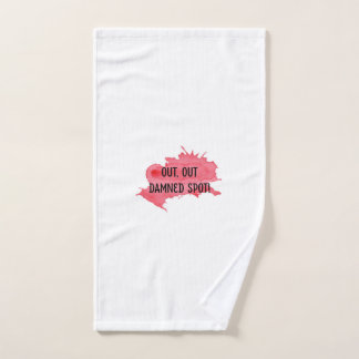 Shakespeare Macbeth Handdoek "Out Damned Spot"