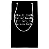 Shakespeare Macbeth Play Quote Double Klein Cadeauzakje (Voorkant)