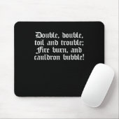 Shakespeare Macbeth Play Quote Double Muismat (Met muis)