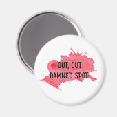 Shakespeare Macbeth Quote Magnet "Out Spot" (Voorkant / Achterkant)