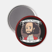 Shakespeare Magnet opschudden (Voorkant / Achterkant)