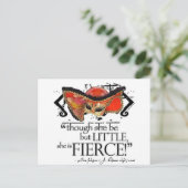 Shakespeare MidSummer Night's Dream Fierce Quote Briefkaart (Staand voorkant)