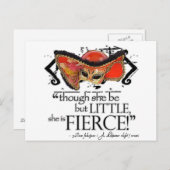 Shakespeare MidSummer Night's Dream Fierce Quote Briefkaart (Voorkant / Achterkant)
