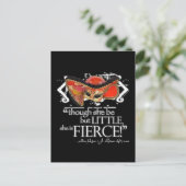 Shakespeare MidSummer Night's Dream Fierce Quote Briefkaart (Staand voorkant)