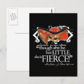 Shakespeare MidSummer Night's Dream Fierce Quote Briefkaart (Voorkant / Achterkant)