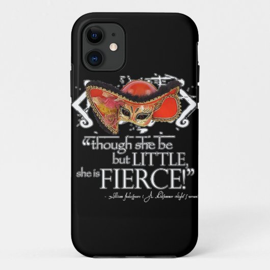 Shakespeare MidSummer Night's Dream Fierce Quote Case-Mate iPhone Case (Achterkant)