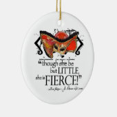 Shakespeare MidSummer Night's Dream Fierce Quote Keramisch Ornament (Rechts)