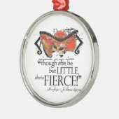 Shakespeare MidSummer Night's Dream Fierce Quote Metalen Ornament (Links)