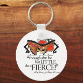 Shakespeare MidSummer Night's Dream Fierce Quote Sleutelhanger (Voorkant)