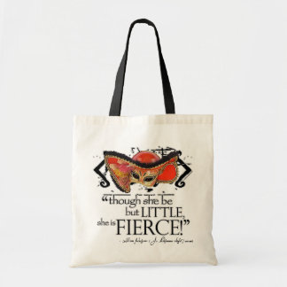 Shakespeare MidSummer Night's Dream Fierce Quote Tote Bag