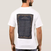Shakespeare moet een zwart meisje T-shirt zijn (Achterkant)