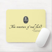 Shakespeare Mousepad #2. Ongebruikelijk geschenk. Muismat (Met muis)
