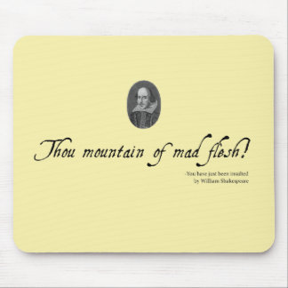 Shakespeare Mousepad #2. Ongebruikelijk geschenk. Muismat