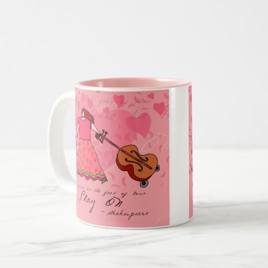 Shakespeare Music Quote Mok (Voorkant links)