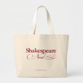Shakespeare Nerd canvas tas (Voorkant)
