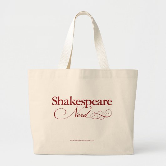 Shakespeare Nerd canvas tas (Voorkant)