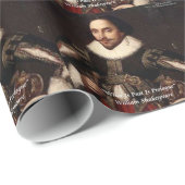 Shakespeare Past is Prolog Quote Cadeaupapier (Rol Hoek)
