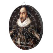 Shakespeare Past is Prolog Quote Dartbord (Voorkant Rechts)