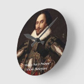 Shakespeare Past is Prolog Quote Ronde Klok (Hoek)