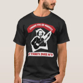 Shakespeare Pink Guitar Quote T-shirt (Voorkant)